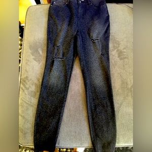 I N C International Concepts black leopard print 10/30